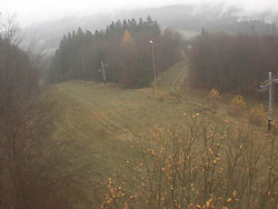 Kamera na svahu B, pohled od chaty