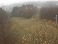 Kamera na svahu B, pohled od chaty