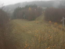 Kamera na svahu B, pohled od chaty