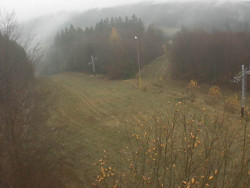 Kamera na svahu B, pohled od chaty