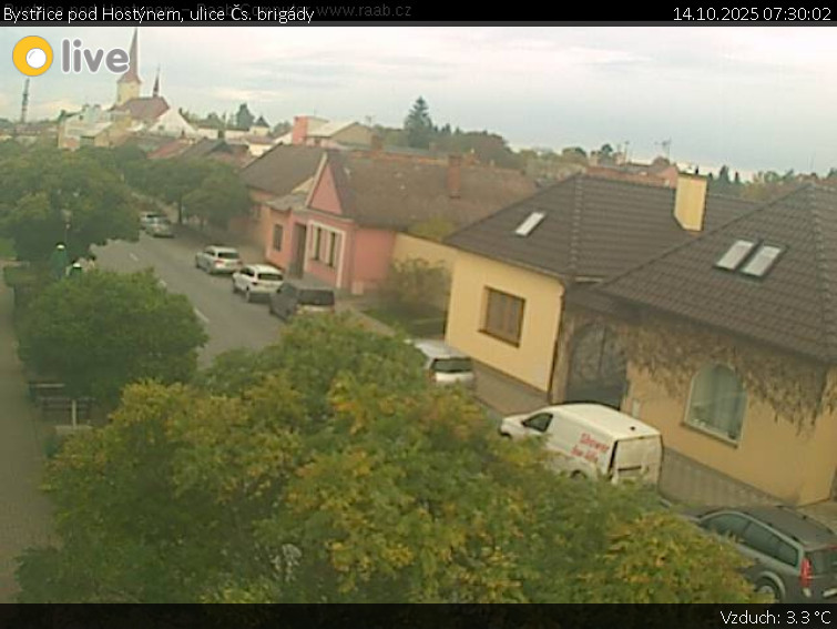 Město Bystřice pod Hostýnem - Bystřice pod Hostýnem, ulice Čs. brigády - 14.10.2025 v 07:30 Město Bystřice pod Hostýnem - Bystřice pod Hostýnem, ulice Čs. brigády - 14.10.2025 v 07:30