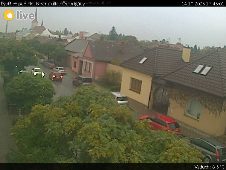 Město Bystřice pod Hostýnem - Bystřice pod Hostýnem, ulice Čs. brigády - 14.10.2025 v 17:45 Město Bystřice pod Hostýnem - Bystřice pod Hostýnem, ulice Čs. brigády - 14.10.2025 v 17:45