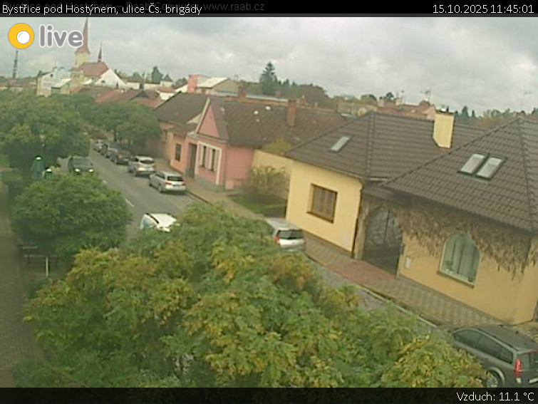 Město Bystřice pod Hostýnem - Bystřice pod Hostýnem, ulice Čs. brigády - 15.10.2025 v 11:45 Město Bystřice pod Hostýnem - Bystřice pod Hostýnem, ulice Čs. brigády - 15.10.2025 v 11:45