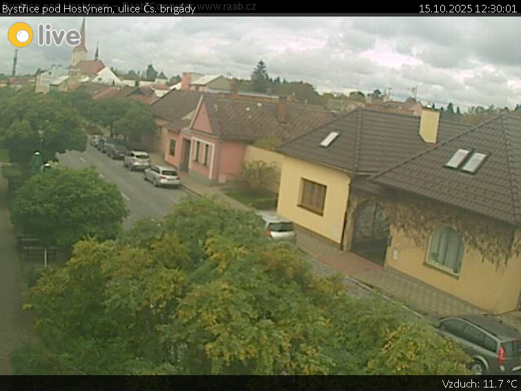 Město Bystřice pod Hostýnem - Bystřice pod Hostýnem, ulice Čs. brigády - 15.10.2025 v 12:30 Město Bystřice pod Hostýnem - Bystřice pod Hostýnem, ulice Čs. brigády - 15.10.2025 v 12:30
