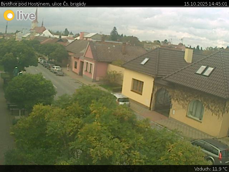 Město Bystřice pod Hostýnem - Bystřice pod Hostýnem, ulice Čs. brigády - 15.10.2025 v 14:45 Město Bystřice pod Hostýnem - Bystřice pod Hostýnem, ulice Čs. brigády - 15.10.2025 v 14:45