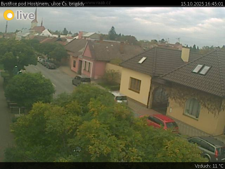 Město Bystřice pod Hostýnem - Bystřice pod Hostýnem, ulice Čs. brigády - 15.10.2025 v 16:45 Město Bystřice pod Hostýnem - Bystřice pod Hostýnem, ulice Čs. brigády - 15.10.2025 v 16:45