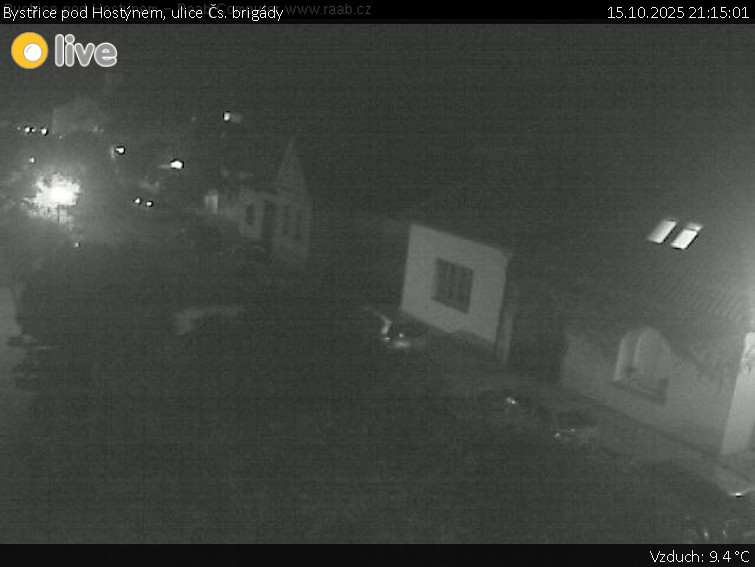 Město Bystřice pod Hostýnem - Bystřice pod Hostýnem, ulice Čs. brigády - 15.10.2025 v 21:15 Město Bystřice pod Hostýnem - Bystřice pod Hostýnem, ulice Čs. brigády - 15.10.2025 v 21:15