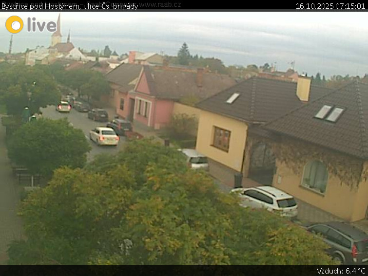 Město Bystřice pod Hostýnem - Bystřice pod Hostýnem, ulice Čs. brigády - 16.10.2025 v 07:15 Město Bystřice pod Hostýnem - Bystřice pod Hostýnem, ulice Čs. brigády - 16.10.2025 v 07:15