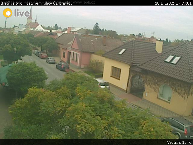 Město Bystřice pod Hostýnem - Bystřice pod Hostýnem, ulice Čs. brigády - 16.10.2025 v 17:30 Město Bystřice pod Hostýnem - Bystřice pod Hostýnem, ulice Čs. brigády - 16.10.2025 v 17:30