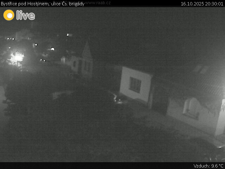 Město Bystřice pod Hostýnem - Bystřice pod Hostýnem, ulice Čs. brigády - 16.10.2025 v 20:30 Město Bystřice pod Hostýnem - Bystřice pod Hostýnem, ulice Čs. brigády - 16.10.2025 v 20:30