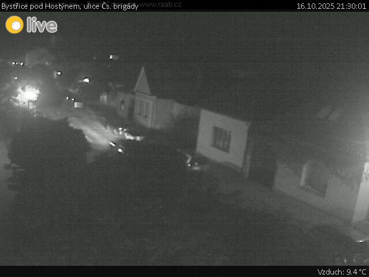 Město Bystřice pod Hostýnem - Bystřice pod Hostýnem, ulice Čs. brigády - 16.10.2025 v 21:30 Město Bystřice pod Hostýnem - Bystřice pod Hostýnem, ulice Čs. brigády - 16.10.2025 v 21:30
