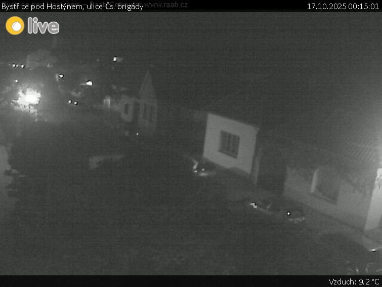 Město Bystřice pod Hostýnem - Bystřice pod Hostýnem, ulice Čs. brigády - 17.10.2025 v 00:15 Město Bystřice pod Hostýnem - Bystřice pod Hostýnem, ulice Čs. brigády - 17.10.2025 v 00:15