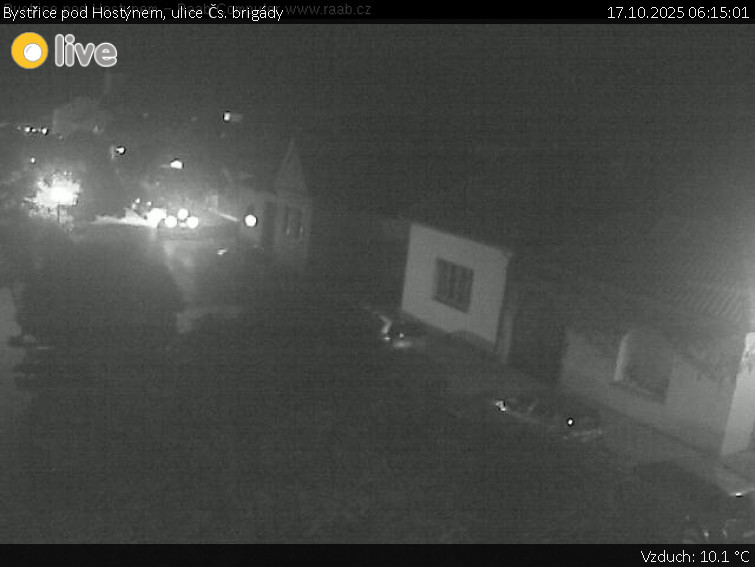 Město Bystřice pod Hostýnem - Bystřice pod Hostýnem, ulice Čs. brigády - 17.10.2025 v 06:15 Město Bystřice pod Hostýnem - Bystřice pod Hostýnem, ulice Čs. brigády - 17.10.2025 v 06:15