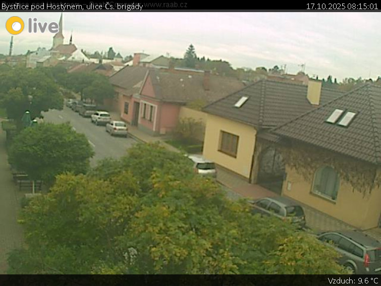 Město Bystřice pod Hostýnem - Bystřice pod Hostýnem, ulice Čs. brigády - 17.10.2025 v 08:15 Město Bystřice pod Hostýnem - Bystřice pod Hostýnem, ulice Čs. brigády - 17.10.2025 v 08:15