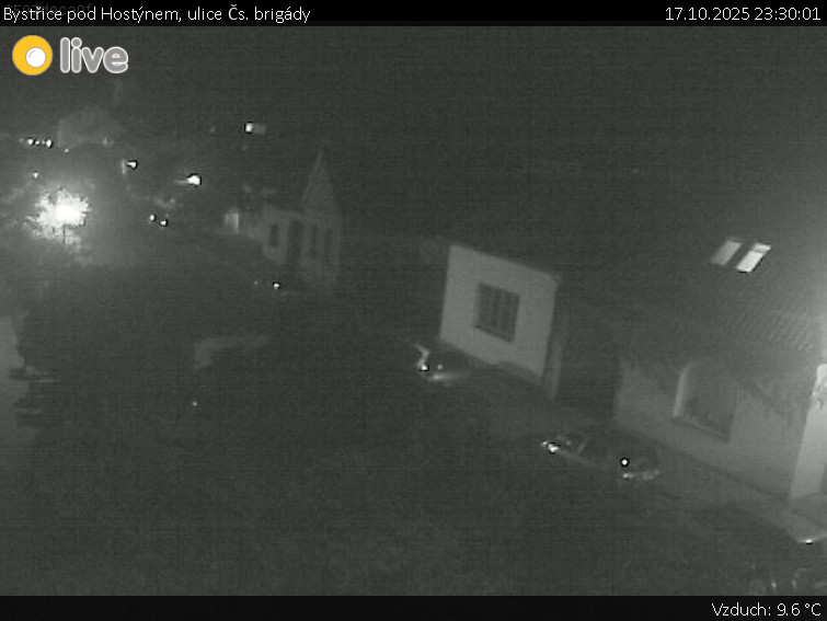 Město Bystřice pod Hostýnem - Bystřice pod Hostýnem, ulice Čs. brigády - 17.10.2025 v 23:30 Město Bystřice pod Hostýnem - Bystřice pod Hostýnem, ulice Čs. brigády - 17.10.2025 v 23:30