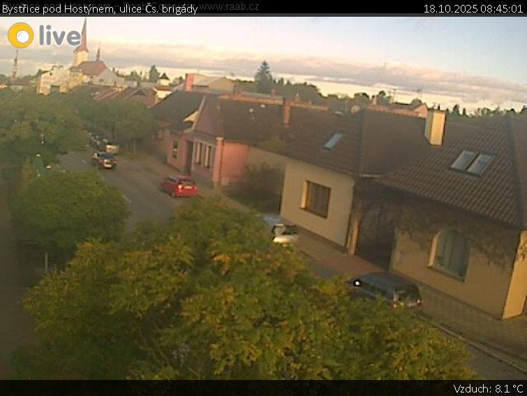 Město Bystřice pod Hostýnem - Bystřice pod Hostýnem, ulice Čs. brigády - 18.10.2025 v 08:45 Město Bystřice pod Hostýnem - Bystřice pod Hostýnem, ulice Čs. brigády - 18.10.2025 v 08:45