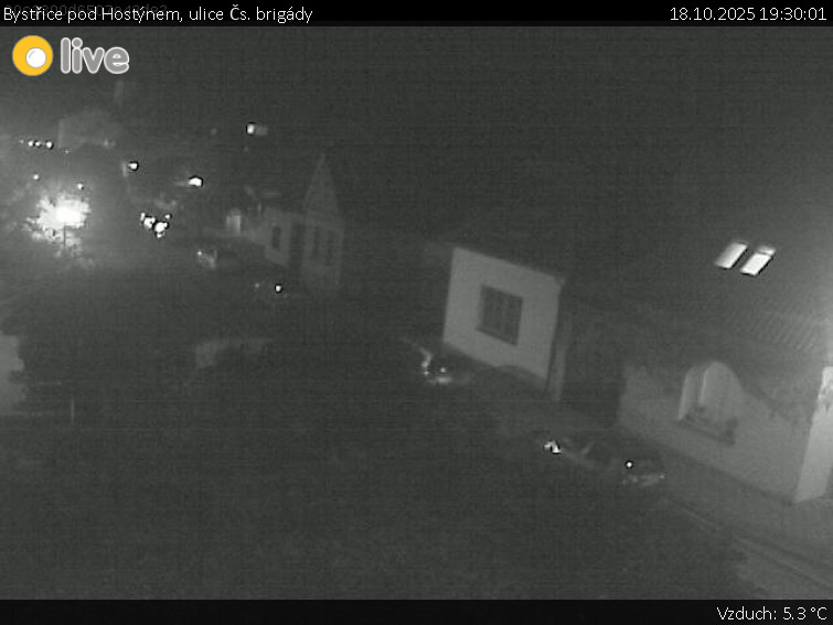 Město Bystřice pod Hostýnem - Bystřice pod Hostýnem, ulice Čs. brigády - 18.10.2025 v 19:30 Město Bystřice pod Hostýnem - Bystřice pod Hostýnem, ulice Čs. brigády - 18.10.2025 v 19:30