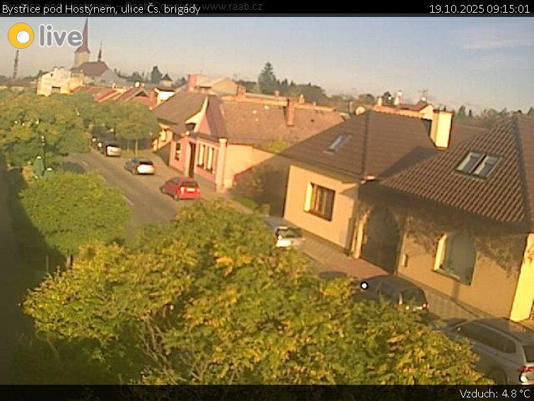 Město Bystřice pod Hostýnem - Bystřice pod Hostýnem, ulice Čs. brigády - 19.10.2025 v 09:15 Město Bystřice pod Hostýnem - Bystřice pod Hostýnem, ulice Čs. brigády - 19.10.2025 v 09:15