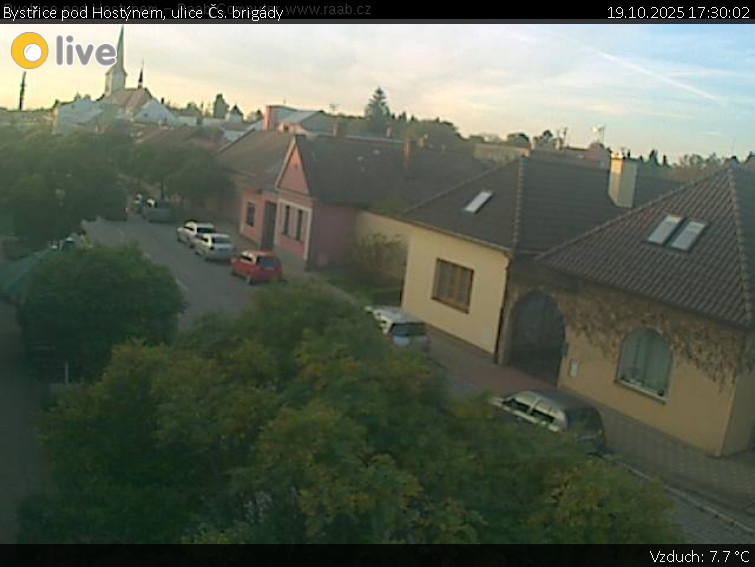 Město Bystřice pod Hostýnem - Bystřice pod Hostýnem, ulice Čs. brigády - 19.10.2025 v 17:30 Město Bystřice pod Hostýnem - Bystřice pod Hostýnem, ulice Čs. brigády - 19.10.2025 v 17:30