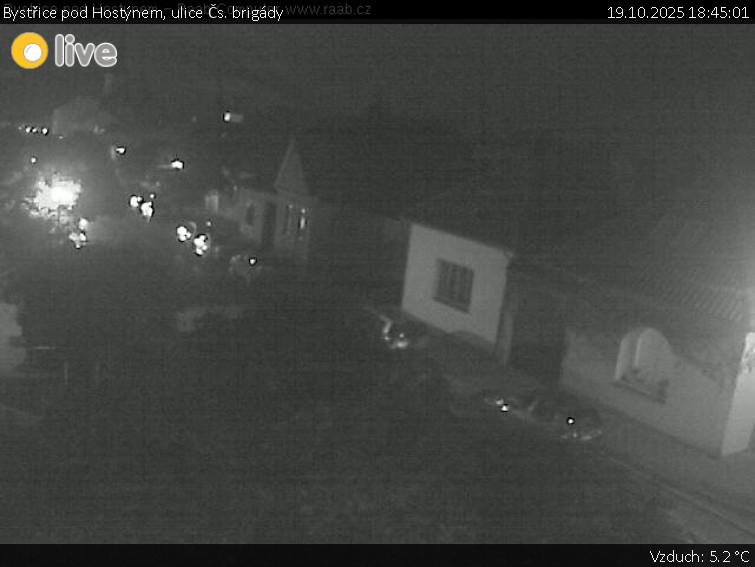 Město Bystřice pod Hostýnem - Bystřice pod Hostýnem, ulice Čs. brigády - 19.10.2025 v 18:45 Město Bystřice pod Hostýnem - Bystřice pod Hostýnem, ulice Čs. brigády - 19.10.2025 v 18:45