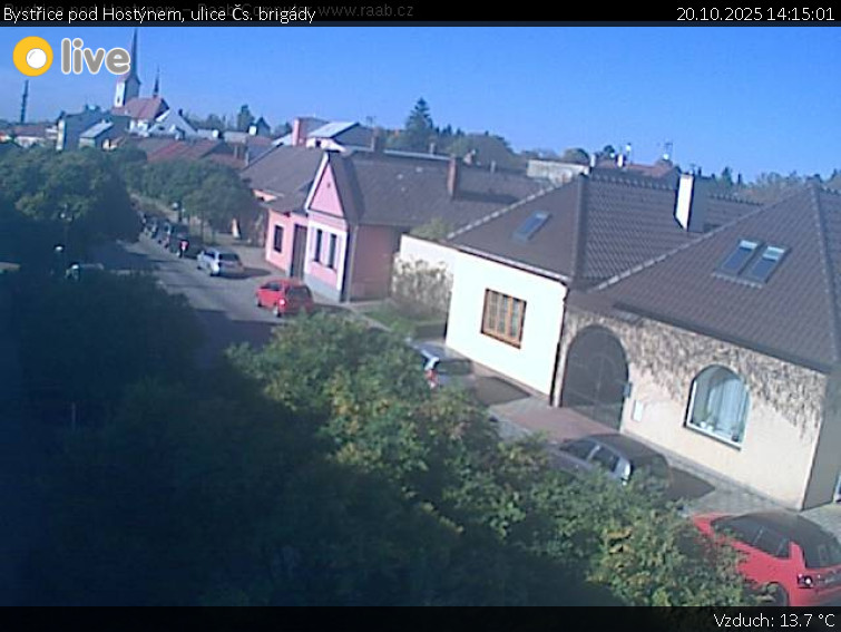 Město Bystřice pod Hostýnem - Bystřice pod Hostýnem, ulice Čs. brigády - 20.10.2025 v 14:15 Město Bystřice pod Hostýnem - Bystřice pod Hostýnem, ulice Čs. brigády - 20.10.2025 v 14:15