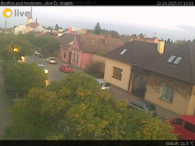 Město Bystřice pod Hostýnem - Bystřice pod Hostýnem, ulice Čs. brigády - 22.10.2025 v 07:15 Město Bystřice pod Hostýnem - Bystřice pod Hostýnem, ulice Čs. brigády - 22.10.2025 v 07:15