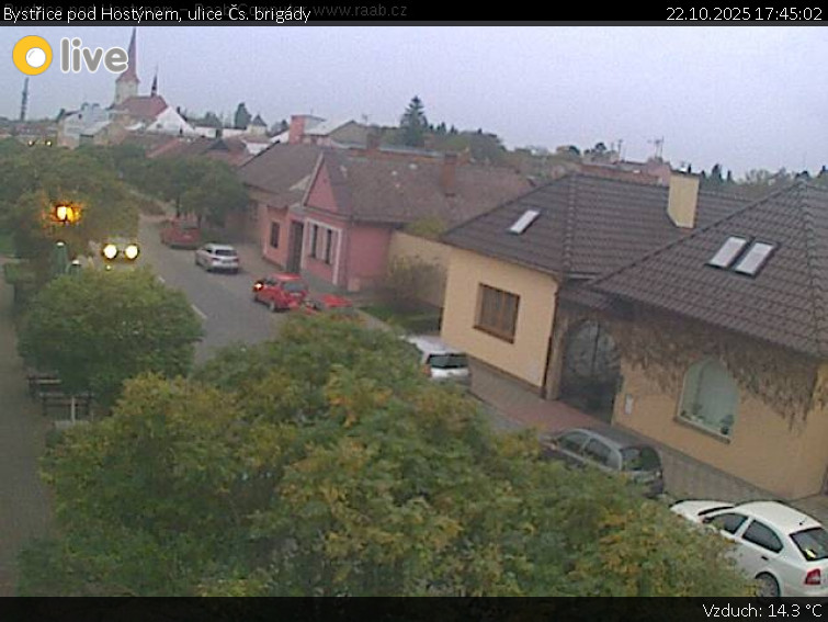 Město Bystřice pod Hostýnem - Bystřice pod Hostýnem, ulice Čs. brigády - 22.10.2025 v 17:45 Město Bystřice pod Hostýnem - Bystřice pod Hostýnem, ulice Čs. brigády - 22.10.2025 v 17:45