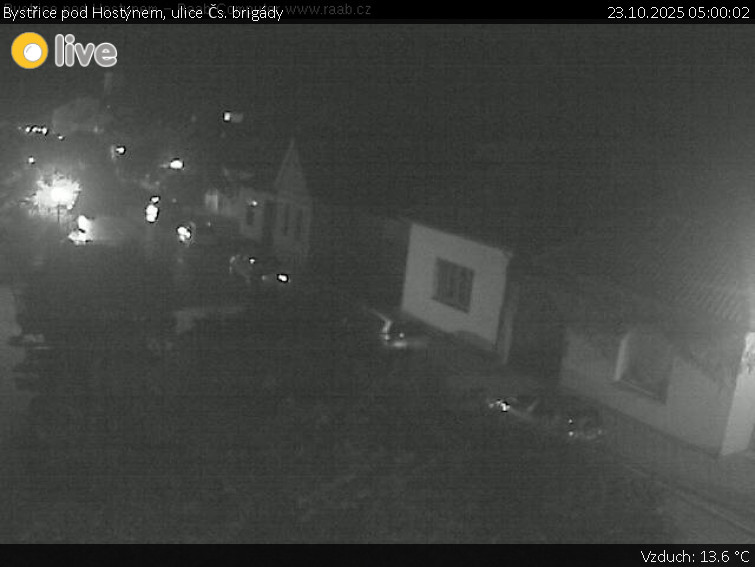 Město Bystřice pod Hostýnem - Bystřice pod Hostýnem, ulice Čs. brigády - 23.10.2025 v 05:00 Město Bystřice pod Hostýnem - Bystřice pod Hostýnem, ulice Čs. brigády - 23.10.2025 v 05:00