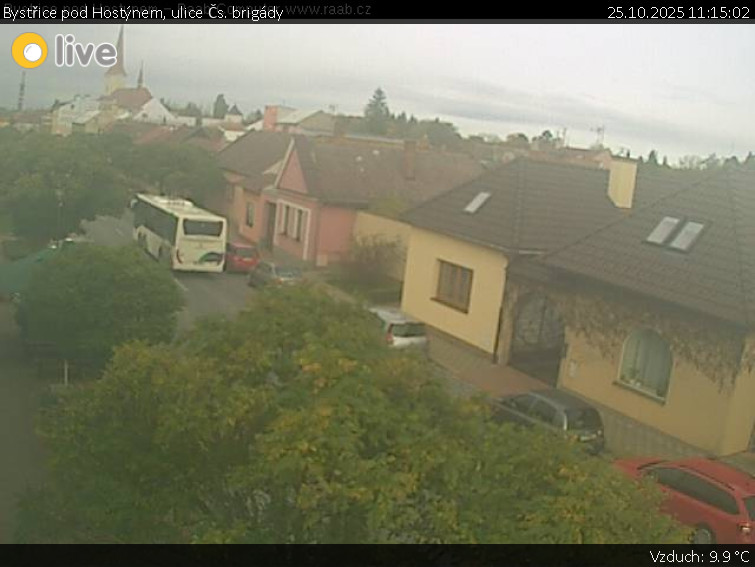 Město Bystřice pod Hostýnem - Bystřice pod Hostýnem, ulice Čs. brigády - 25.10.2025 v 11:15 Město Bystřice pod Hostýnem - Bystřice pod Hostýnem, ulice Čs. brigády - 25.10.2025 v 11:15