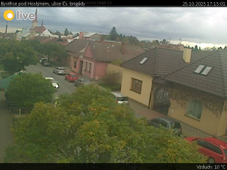 Město Bystřice pod Hostýnem - Bystřice pod Hostýnem, ulice Čs. brigády - 25.10.2025 v 17:15 Město Bystřice pod Hostýnem - Bystřice pod Hostýnem, ulice Čs. brigády - 25.10.2025 v 17:15