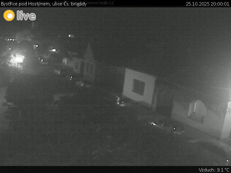 Město Bystřice pod Hostýnem - Bystřice pod Hostýnem, ulice Čs. brigády - 25.10.2025 v 20:00 Město Bystřice pod Hostýnem - Bystřice pod Hostýnem, ulice Čs. brigády - 25.10.2025 v 20:00