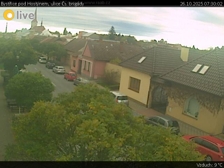 Město Bystřice pod Hostýnem - Bystřice pod Hostýnem, ulice Čs. brigády - 26.10.2025 v 07:30 Město Bystřice pod Hostýnem - Bystřice pod Hostýnem, ulice Čs. brigády - 26.10.2025 v 07:30