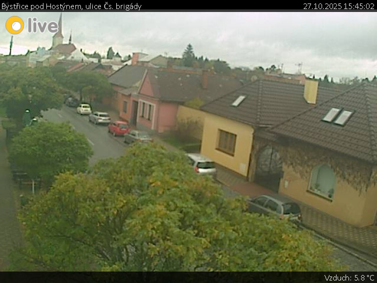 Město Bystřice pod Hostýnem - Bystřice pod Hostýnem, ulice Čs. brigády - 27.10.2025 v 15:45 Město Bystřice pod Hostýnem - Bystřice pod Hostýnem, ulice Čs. brigády - 27.10.2025 v 15:45