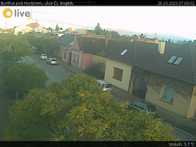 Město Bystřice pod Hostýnem - Bystřice pod Hostýnem, ulice Čs. brigády - 28.10.2025 v 07:00 Město Bystřice pod Hostýnem - Bystřice pod Hostýnem, ulice Čs. brigády - 28.10.2025 v 07:00