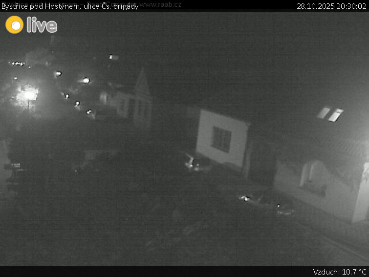 Město Bystřice pod Hostýnem - Bystřice pod Hostýnem, ulice Čs. brigády - 28.10.2025 v 20:30 Město Bystřice pod Hostýnem - Bystřice pod Hostýnem, ulice Čs. brigády - 28.10.2025 v 20:30