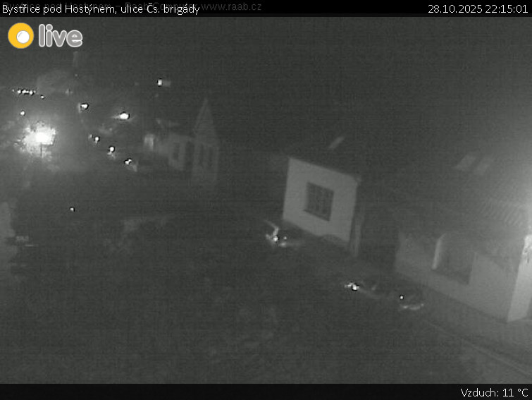 Město Bystřice pod Hostýnem - Bystřice pod Hostýnem, ulice Čs. brigády - 28.10.2025 v 22:15 Město Bystřice pod Hostýnem - Bystřice pod Hostýnem, ulice Čs. brigády - 28.10.2025 v 22:15