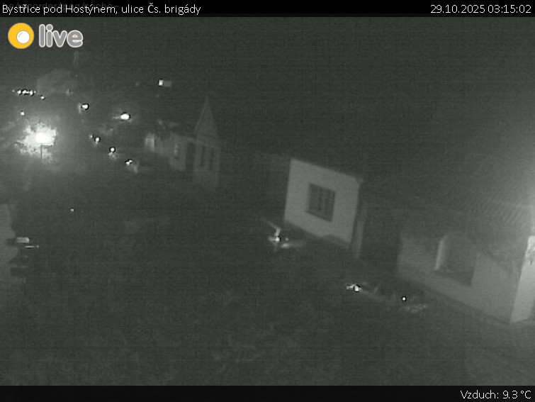 Město Bystřice pod Hostýnem - Bystřice pod Hostýnem, ulice Čs. brigády - 29.10.2025 v 03:15 Město Bystřice pod Hostýnem - Bystřice pod Hostýnem, ulice Čs. brigády - 29.10.2025 v 03:15
