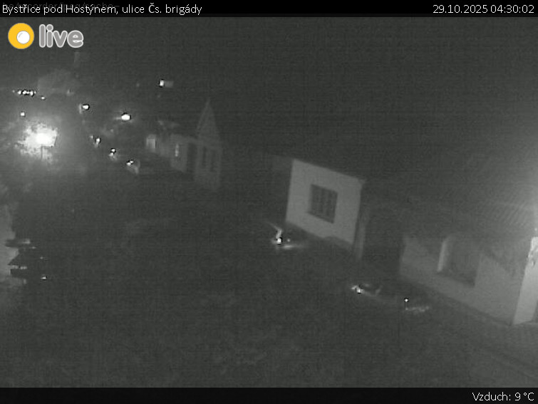 Město Bystřice pod Hostýnem - Bystřice pod Hostýnem, ulice Čs. brigády - 29.10.2025 v 04:30 Město Bystřice pod Hostýnem - Bystřice pod Hostýnem, ulice Čs. brigády - 29.10.2025 v 04:30