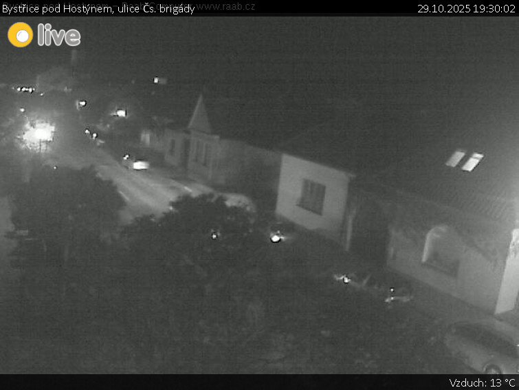 Město Bystřice pod Hostýnem - Bystřice pod Hostýnem, ulice Čs. brigády - 29.10.2025 v 19:30 Město Bystřice pod Hostýnem - Bystřice pod Hostýnem, ulice Čs. brigády - 29.10.2025 v 19:30
