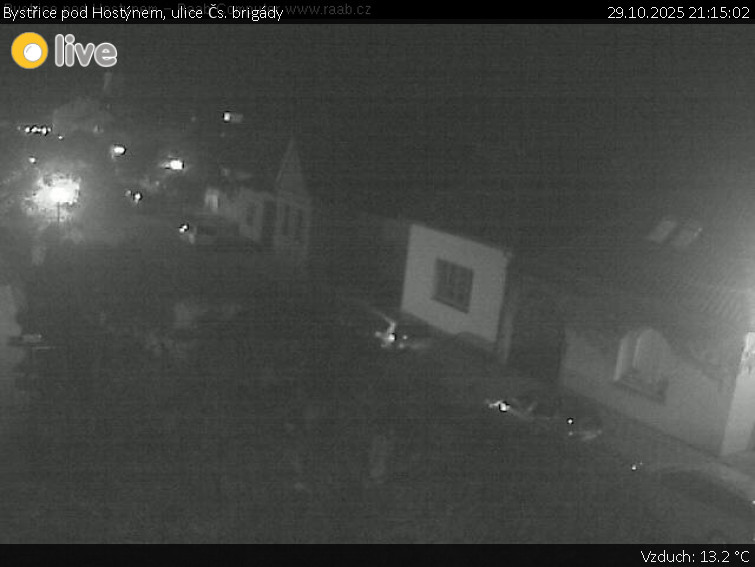 Město Bystřice pod Hostýnem - Bystřice pod Hostýnem, ulice Čs. brigády - 29.10.2025 v 21:15 Město Bystřice pod Hostýnem - Bystřice pod Hostýnem, ulice Čs. brigády - 29.10.2025 v 21:15