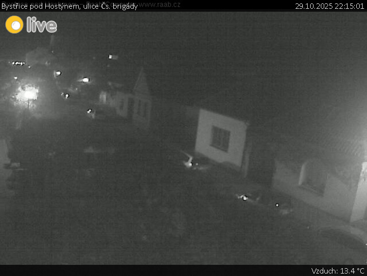 Město Bystřice pod Hostýnem - Bystřice pod Hostýnem, ulice Čs. brigády - 29.10.2025 v 22:15 Město Bystřice pod Hostýnem - Bystřice pod Hostýnem, ulice Čs. brigády - 29.10.2025 v 22:15
