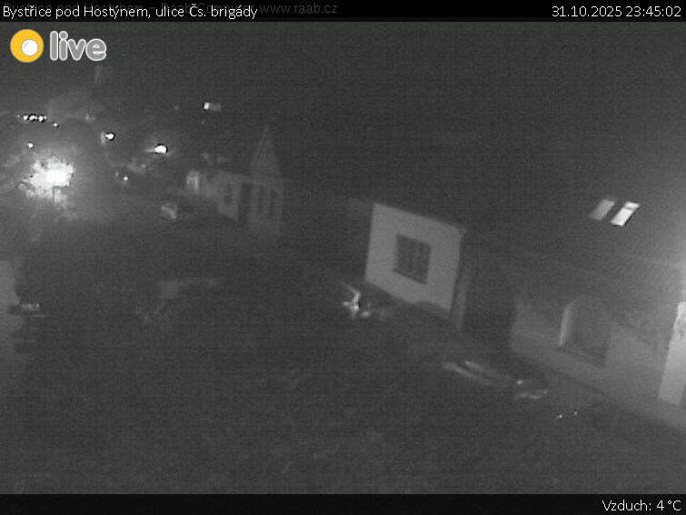 Město Bystřice pod Hostýnem - Bystřice pod Hostýnem, ulice Čs. brigády - 31.10.2025 v 23:45 Město Bystřice pod Hostýnem - Bystřice pod Hostýnem, ulice Čs. brigády - 31.10.2025 v 23:45