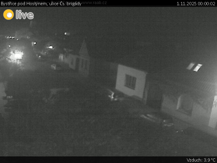Město Bystřice pod Hostýnem - Bystřice pod Hostýnem, ulice Čs. brigády - 1.11.2025 v 00:00 Město Bystřice pod Hostýnem - Bystřice pod Hostýnem, ulice Čs. brigády - 1.11.2025 v 00:00