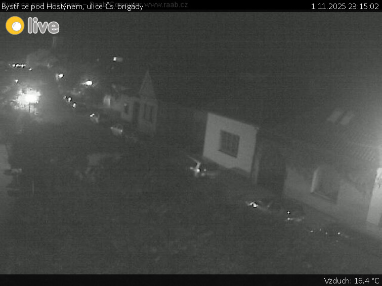 Město Bystřice pod Hostýnem - Bystřice pod Hostýnem, ulice Čs. brigády - 1.11.2025 v 23:15 Město Bystřice pod Hostýnem - Bystřice pod Hostýnem, ulice Čs. brigády - 1.11.2025 v 23:15