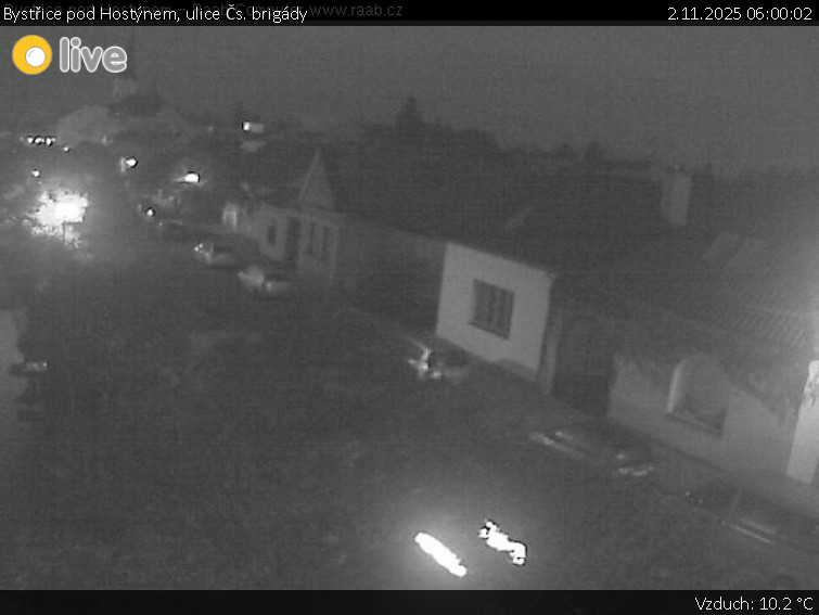 Město Bystřice pod Hostýnem - Bystřice pod Hostýnem, ulice Čs. brigády - 2.11.2025 v 06:00 Město Bystřice pod Hostýnem - Bystřice pod Hostýnem, ulice Čs. brigády - 2.11.2025 v 06:00