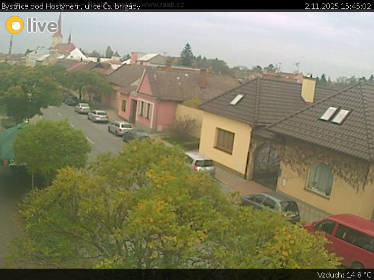 Město Bystřice pod Hostýnem - Bystřice pod Hostýnem, ulice Čs. brigády - 2.11.2025 v 15:45 Město Bystřice pod Hostýnem - Bystřice pod Hostýnem, ulice Čs. brigády - 2.11.2025 v 15:45