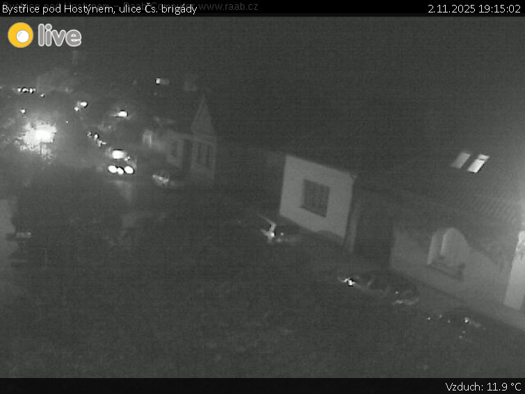 Město Bystřice pod Hostýnem - Bystřice pod Hostýnem, ulice Čs. brigády - 2.11.2025 v 19:15 Město Bystřice pod Hostýnem - Bystřice pod Hostýnem, ulice Čs. brigády - 2.11.2025 v 19:15