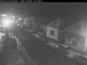 Město Bystřice pod Hostýnem - Bystřice pod Hostýnem, ulice Čs. brigády - 2.1.2026 v 05:30 Město Bystřice pod Hostýnem - Bystřice pod Hostýnem, ulice Čs. brigády - 2.1.2026 v 05:30