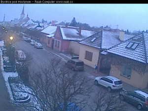 Město Bystřice pod Hostýnem - Bystřice pod Hostýnem, ulice Čs. brigády - 2.2.2026 v 07:15 Město Bystřice pod Hostýnem - Bystřice pod Hostýnem, ulice Čs. brigády - 2.2.2026 v 07:15