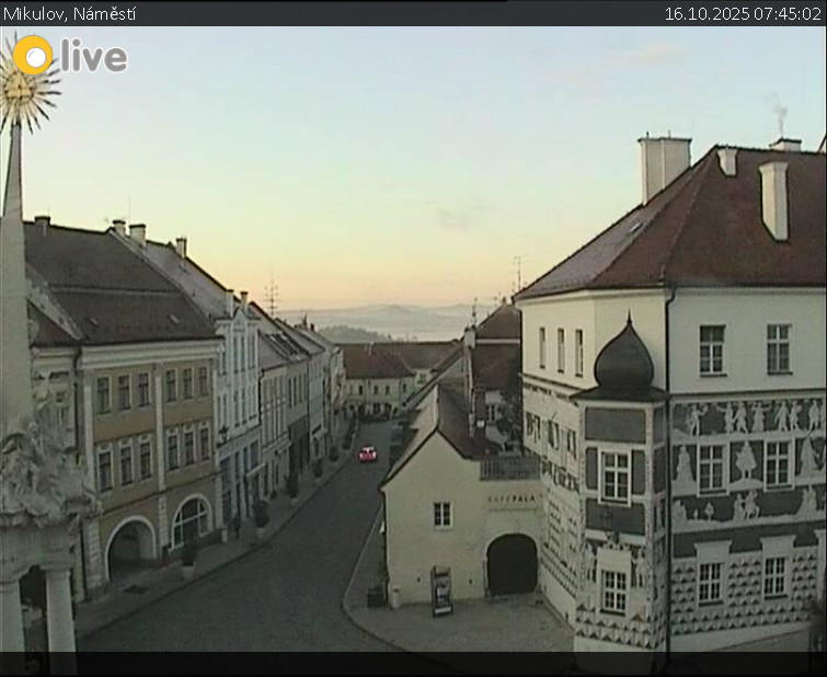 Město Mikulov - Mikulov, Náměstí - 16.10.2025 v 07:45 Město Mikulov - Mikulov, Náměstí - 16.10.2025 v 07:45